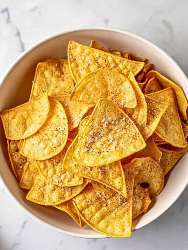 Homemade Nacho chips recipe