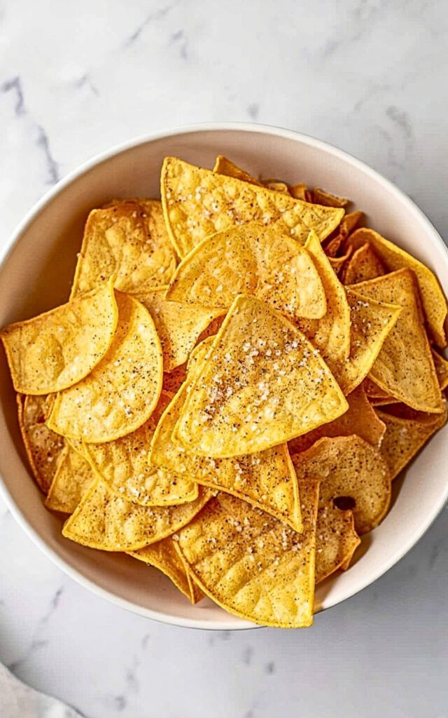 Homemade Nacho chips recipe