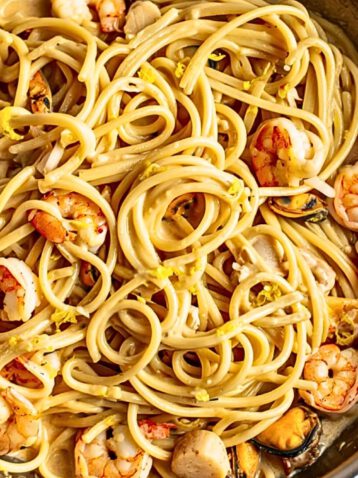 Seafood Dish with Pasta
