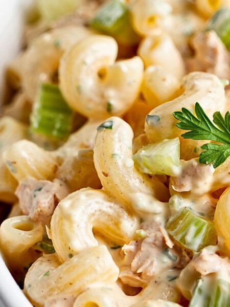 Elbow Macaroni and tuna salad