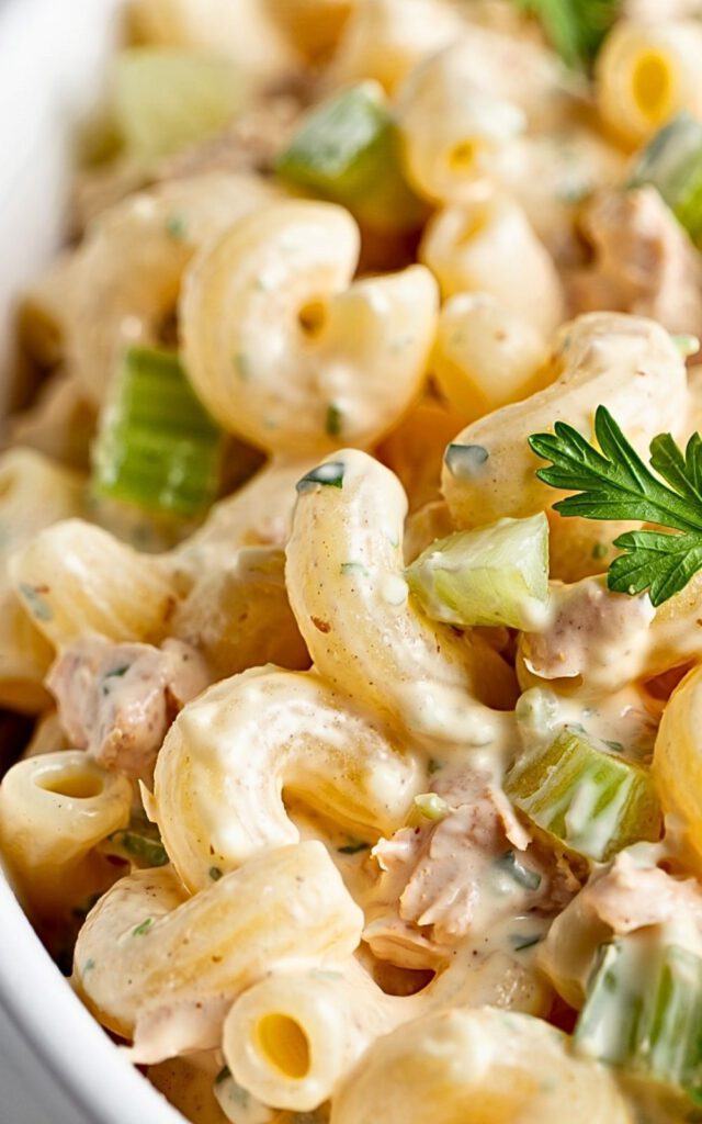 Elbow Macaroni and tuna salad