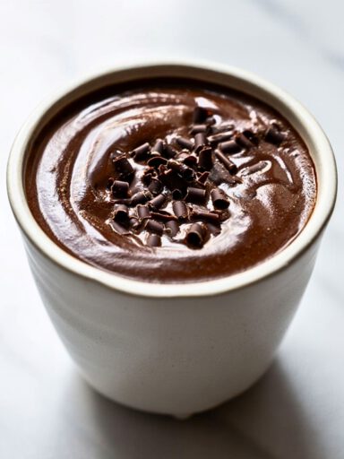 Hot chocolate in a mug