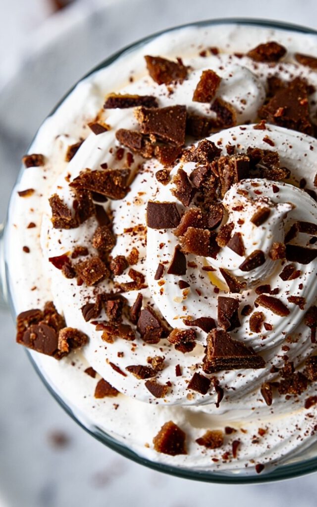 Cookie and Cream Hot Chocolate