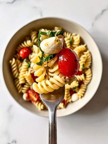 Italian Caprese Pasta Salad 40 Italian Caprese Pasta Salad