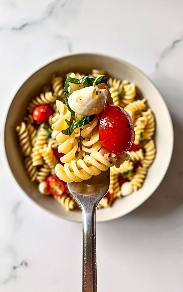 Italian Caprese Pasta Salad