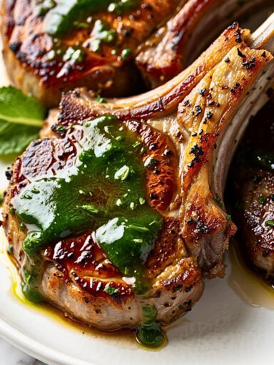 Lamb Chops With Mint Sauce