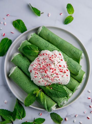 Green Holly Delight Crepe