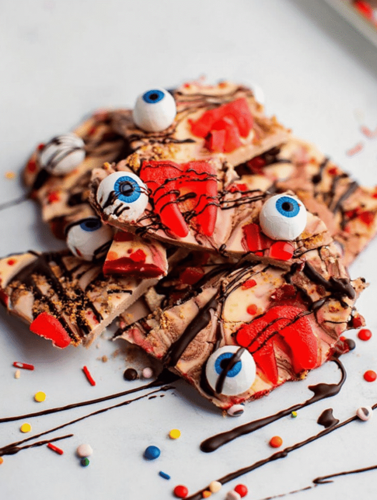 Halloween Vampire Fang White Chocolate Bark