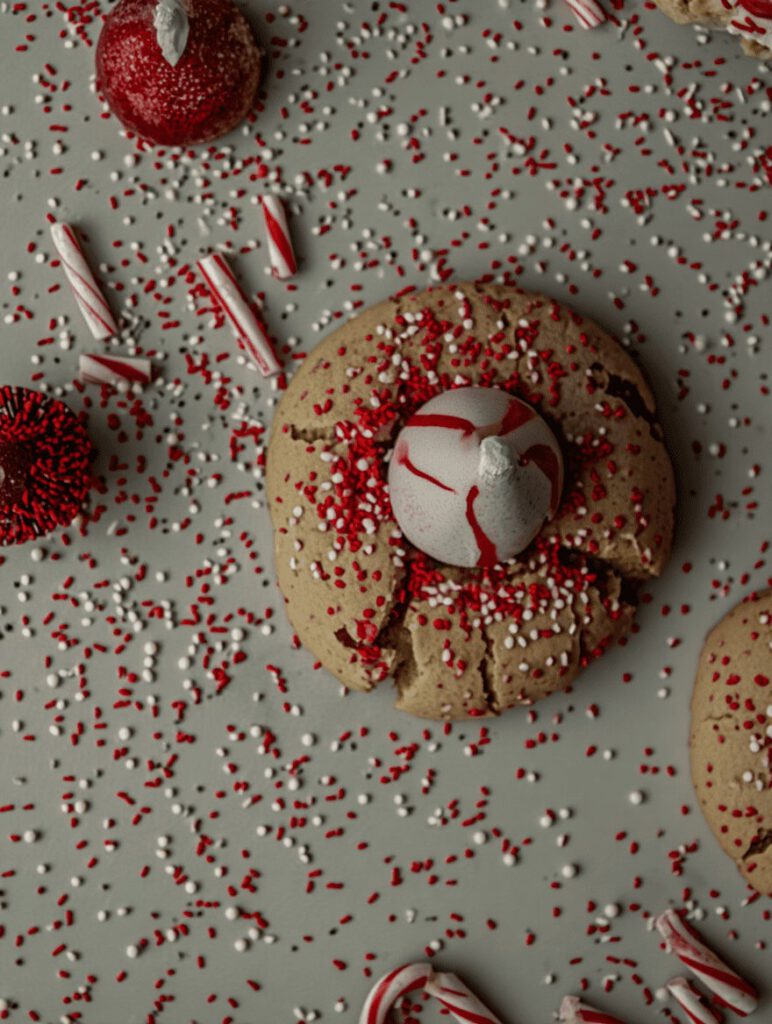 Christmas Candy Cane Kiss Cookies 11 aa