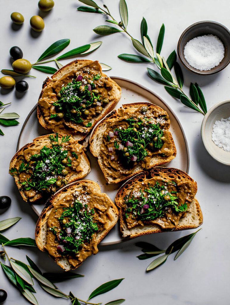 Roasted Bone Marrow and Parsley Salad Tartine 6 ae