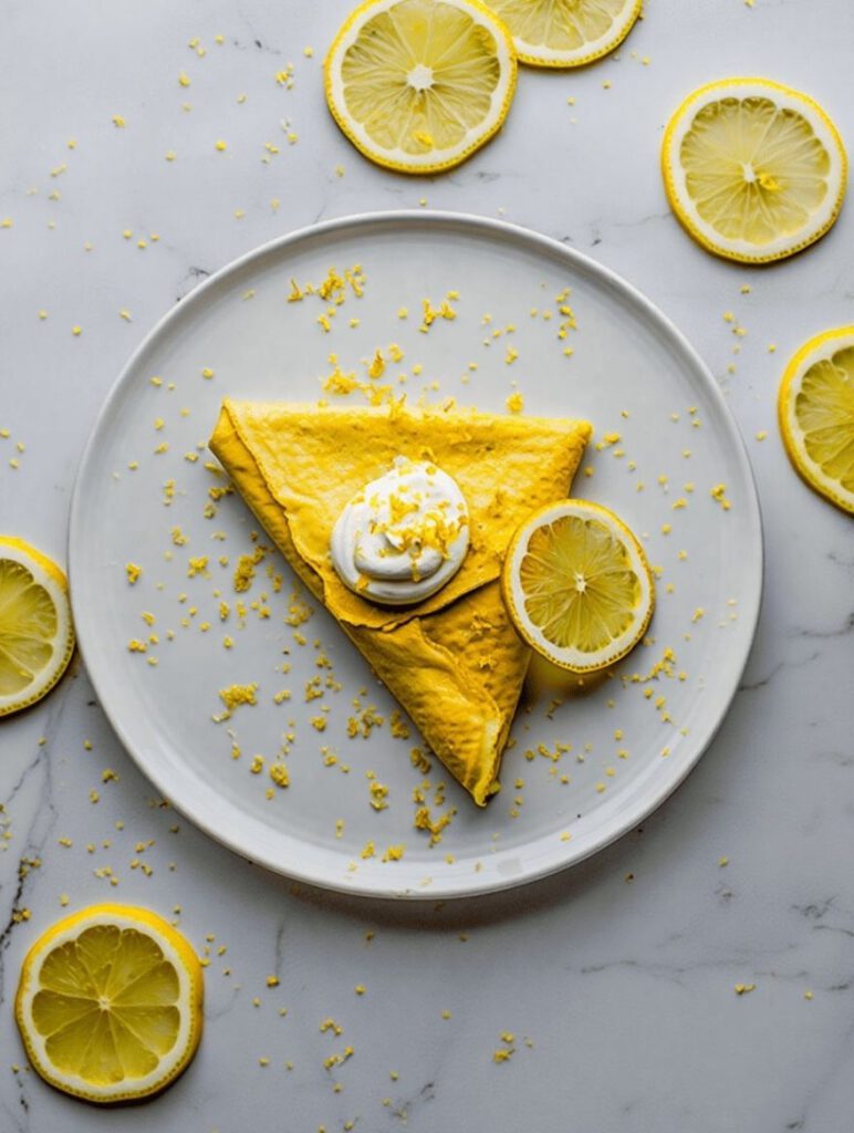 Yellow Yuletide Dream Crepe