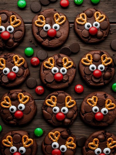 Christmas Rudolph’s Red Nose Cookies