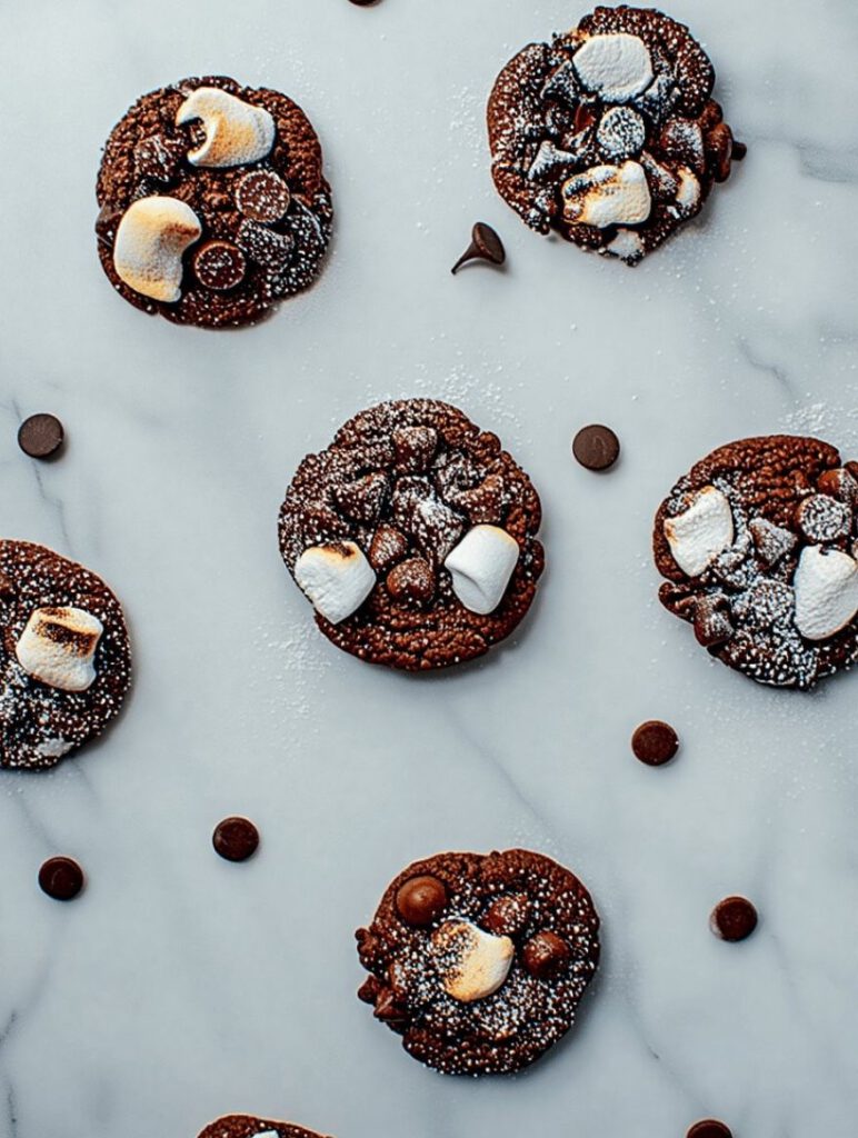 Hot Cocoa Marshmallow Cookies