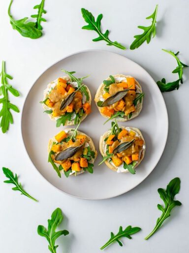 Roasted Squash and Sage Brown Butter Biscuit Sandwich