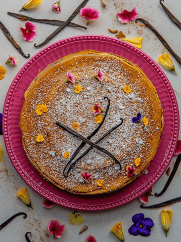 Roasted Chestnut and Brandy Crepe Cake