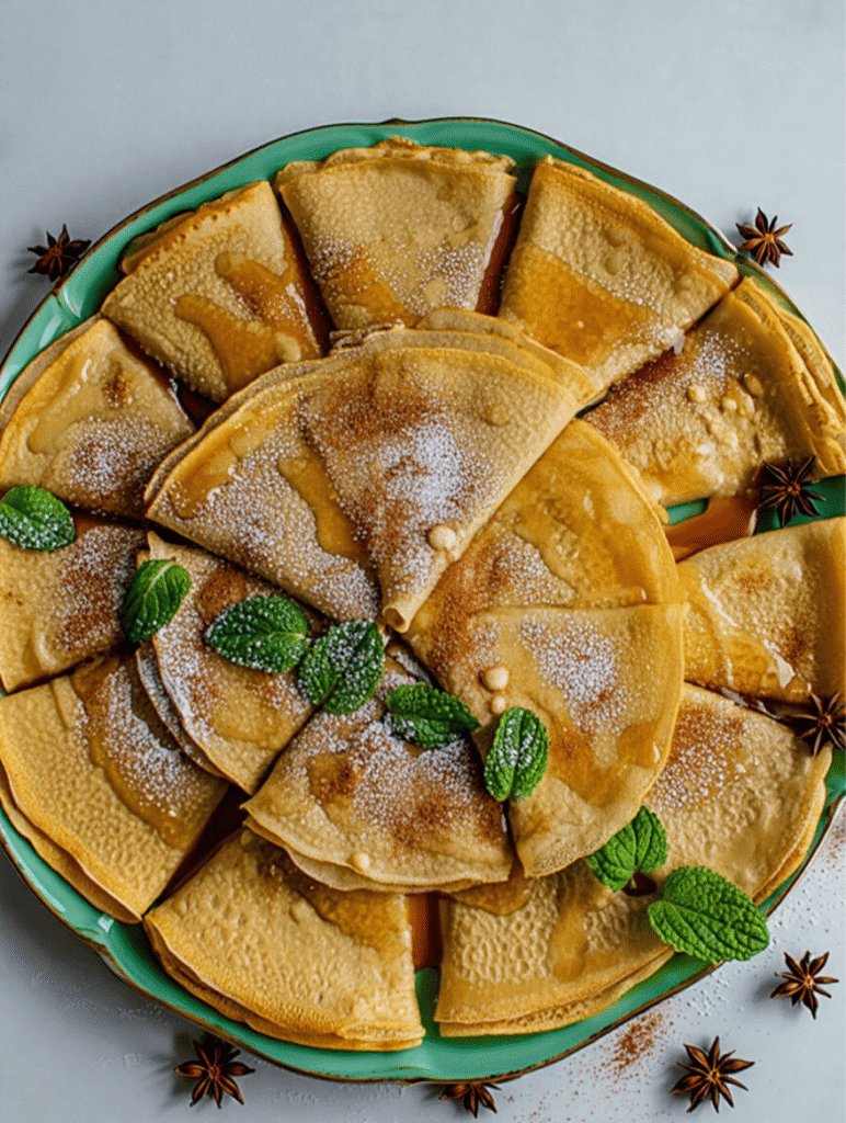 Roasted Parsnip and Maple Crepe Soufflé