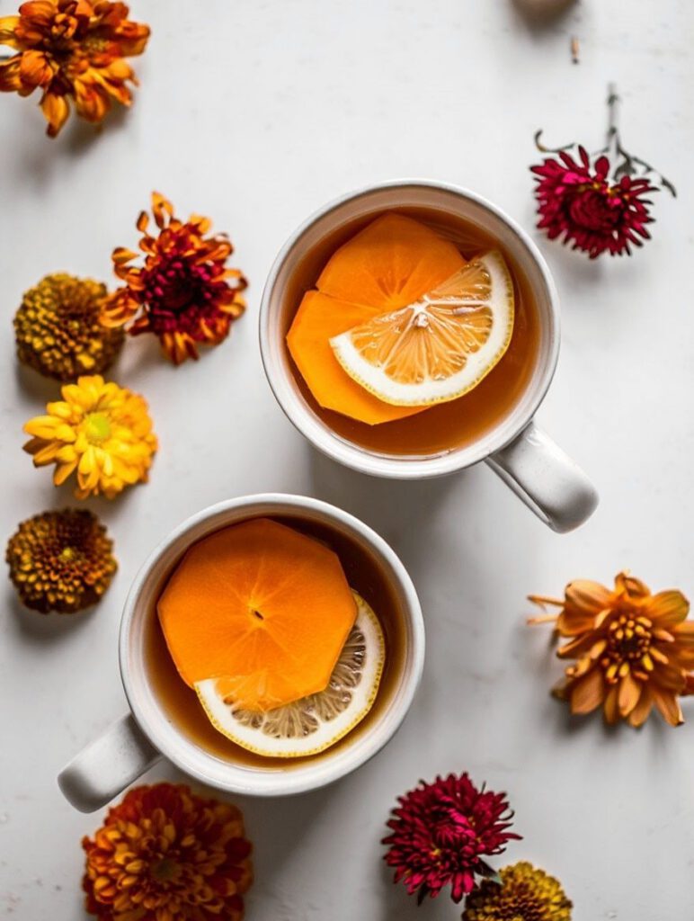 Spiced Persimmon Moonlight Toddy