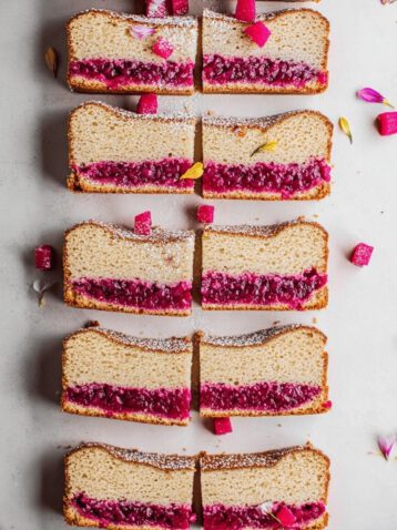 Dragon Fruit Vanilla Bean Dump Cake