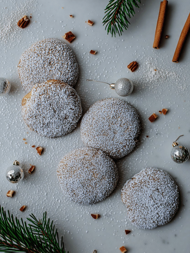 Christmas Sparkling Snowball Cookies