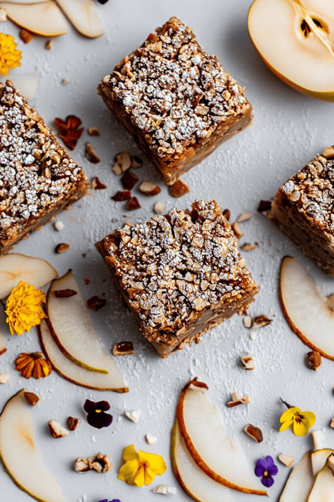 Pear Gingerbread Crumble Dump Cake