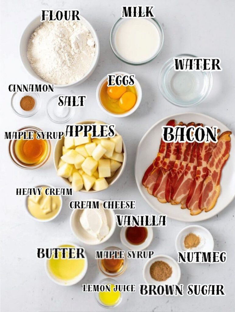 Maple Smoked Bacon and Apple Butter Crepes 2 ing 2