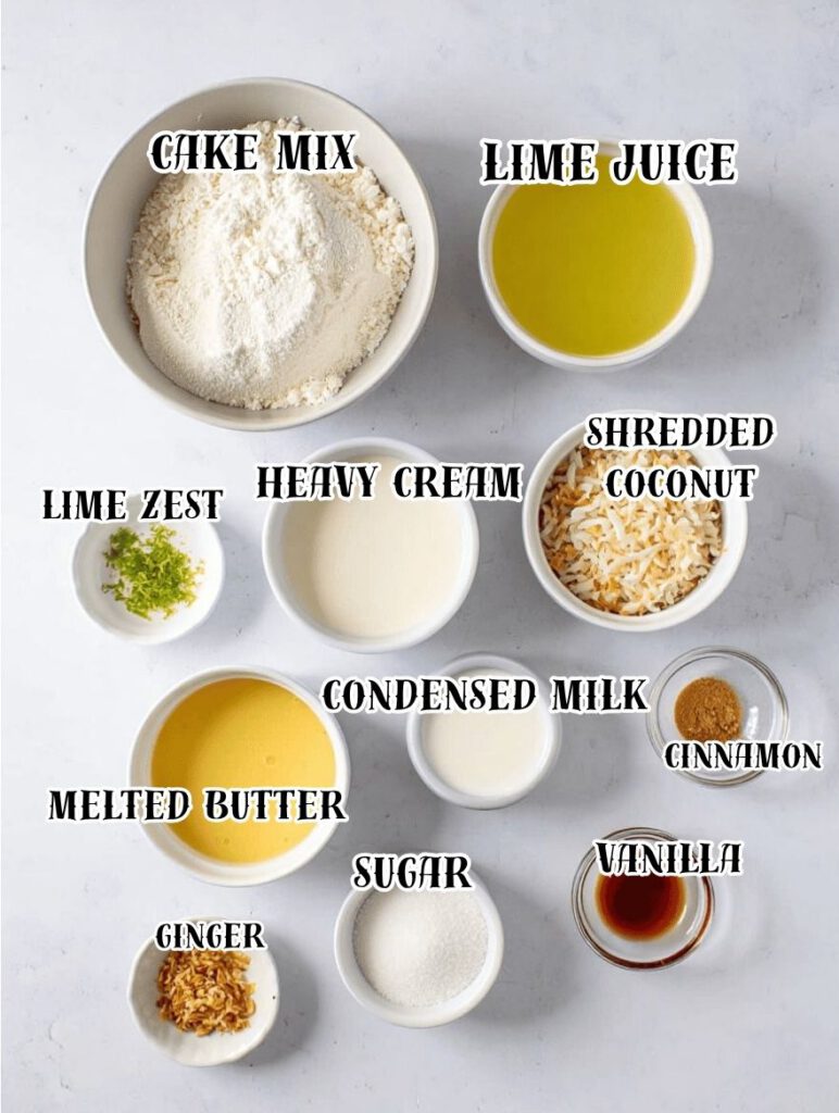 Key Lime Pie Coconut Dump Cake 2 ing 8