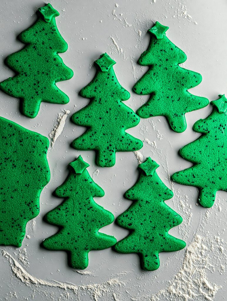 Christmas Tree Sprinkle Cookies 8 kj