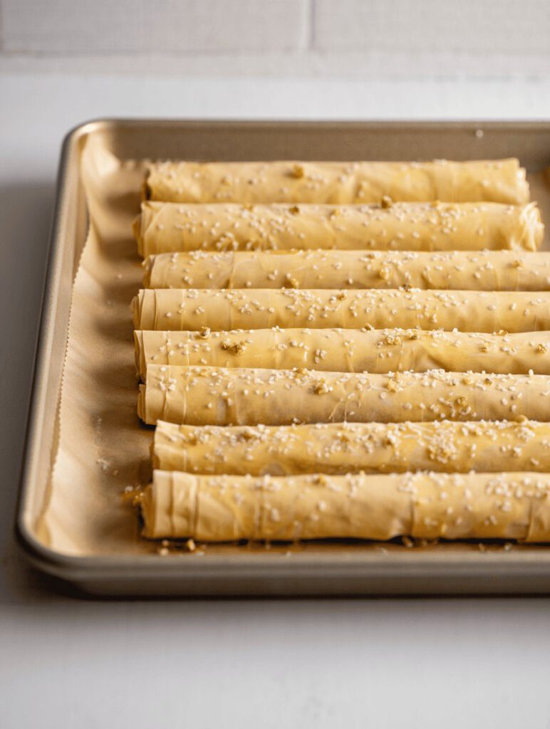 Halloween Mummy Wrapped Baklava Rolls 4 od