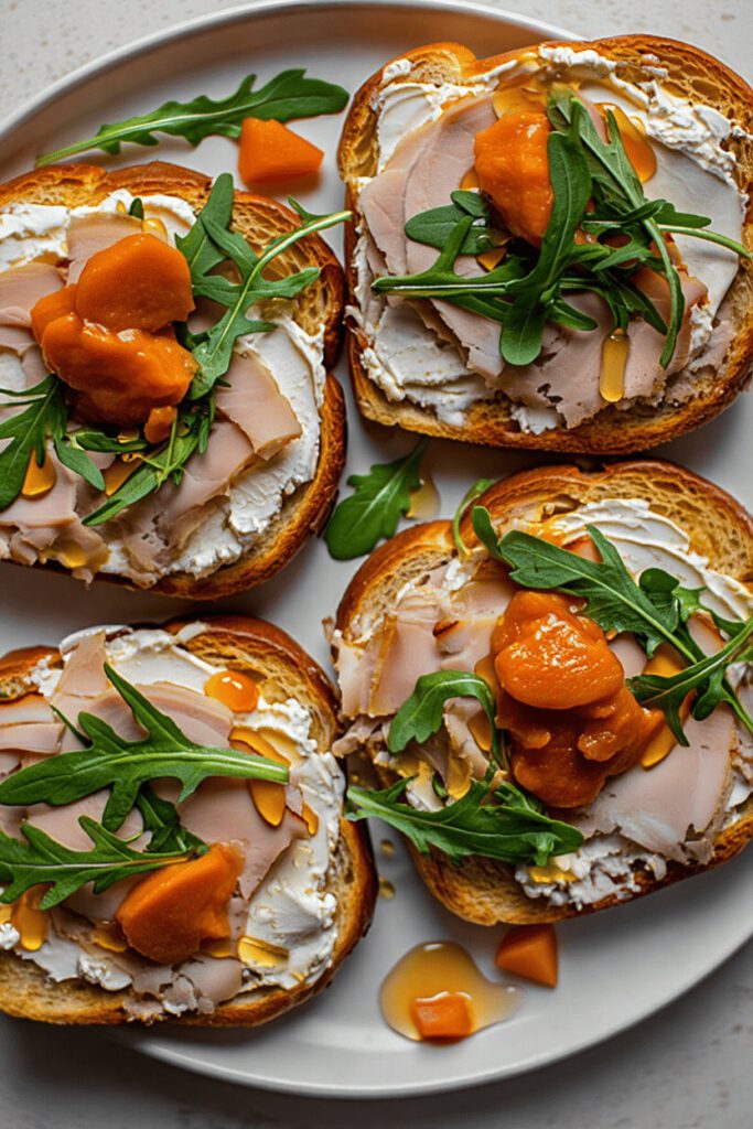 Smoked Turkey and Persimmon Chutney on Challah 8 re 2