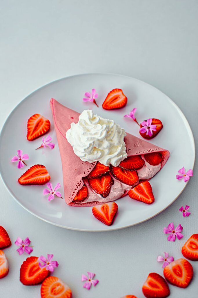 Pink Snowflake Festive Crepe 7 rf