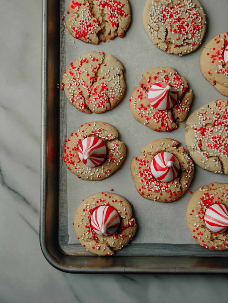Christmas Candy Cane Kiss Cookies 10 ytd