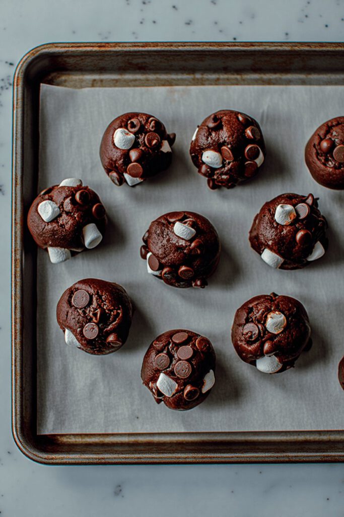 Hot Cocoa Marshmallow Cookies 6 ytu