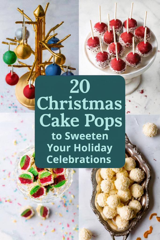 20 Christmas Cake Pops to Sweeten Your Holiday Celebrations