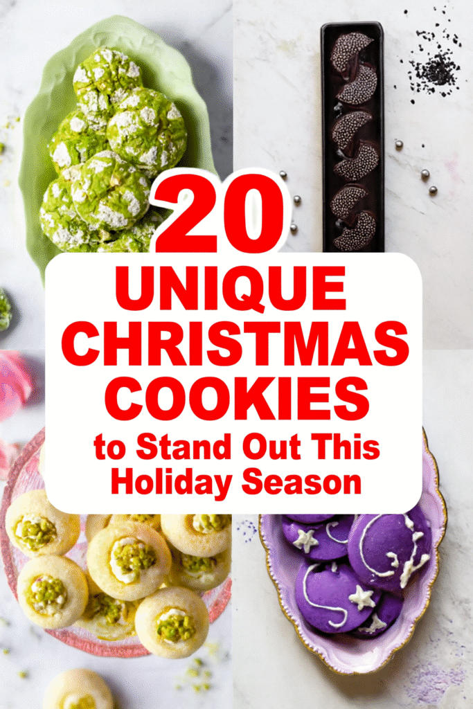 20 Unique Christmas Cookies to Stand Out This Holiday Season