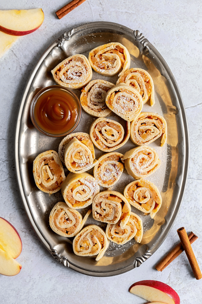 Apple Pie Tortilla Rolls