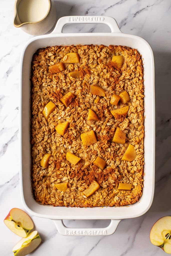 Baked Apple Cinnamon Oatmeal