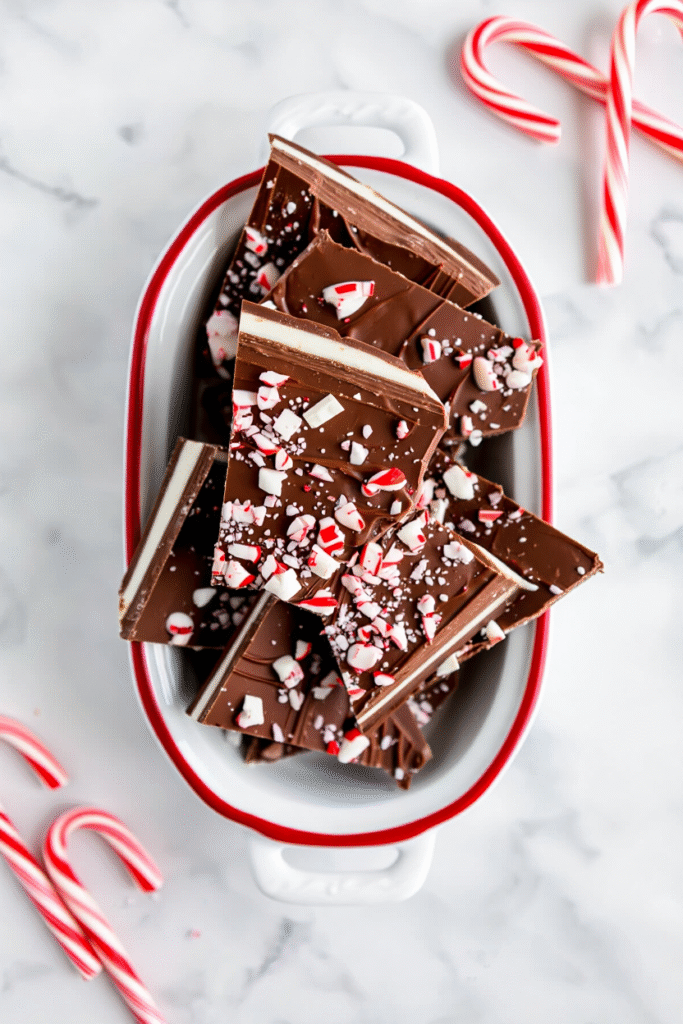 Candy Cane Fudge 1