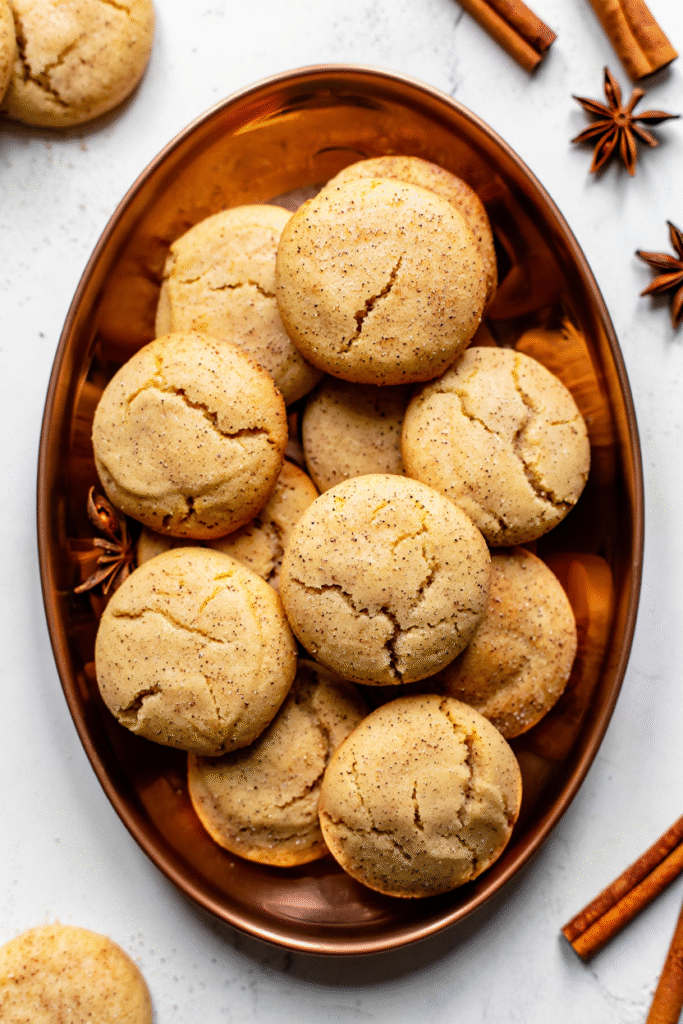 20 Unique Christmas Cookies to Stand Out This Holiday Season 9 Chai Spice Snickerdoodles