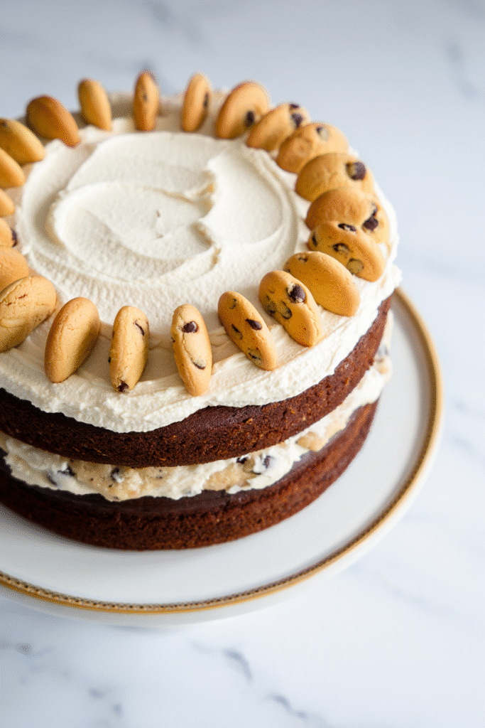 Chocolate Chip Cookie Dough Cake
