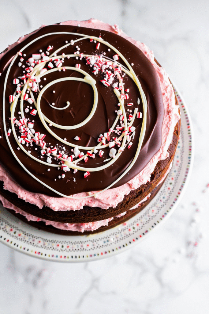 Chocolate Peppermint Cake