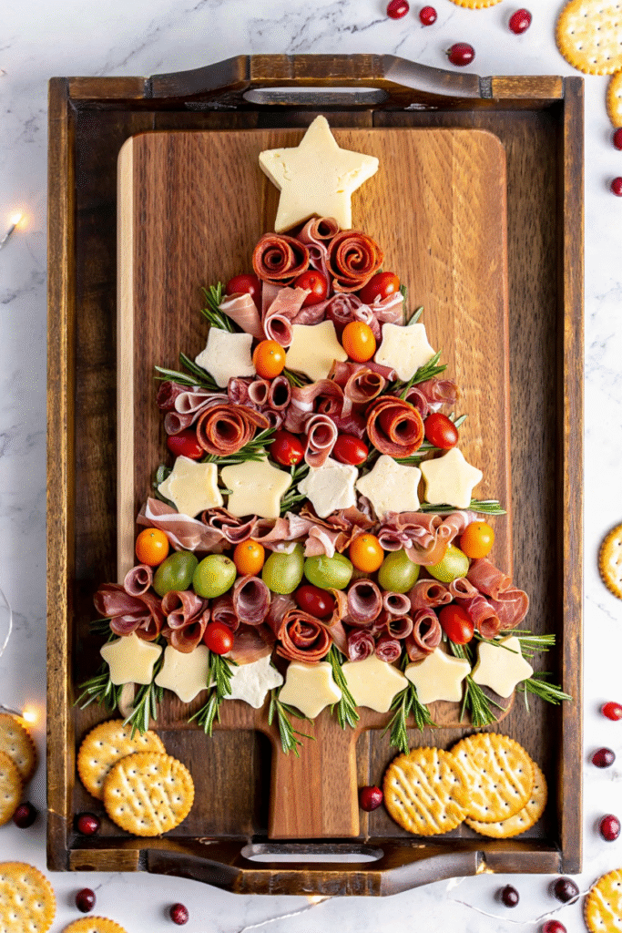 Classic Christmas Tree Charcuterie Board