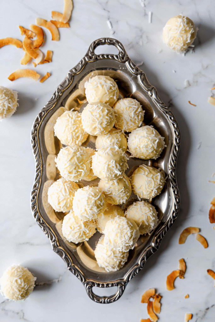 Coconut Snowball Cake Pops