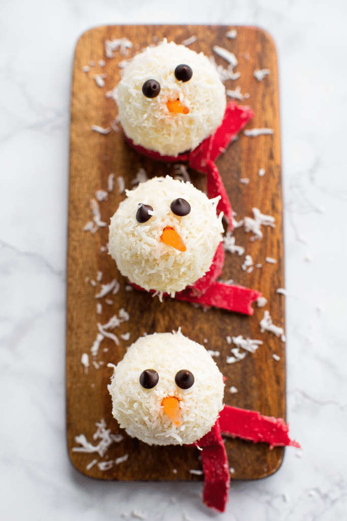 Coconut Snowman Truffles