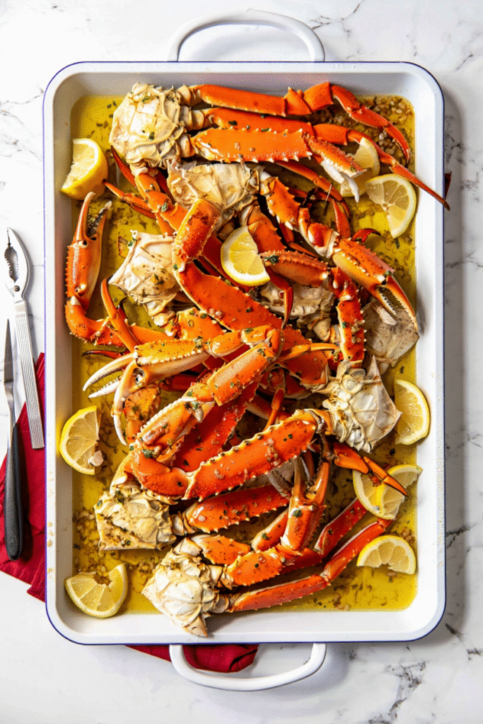 20 Christmas Eve Dinner Ideas for Memorable Celebrations 17 Crab Legs with Garlic Butter.cleaned