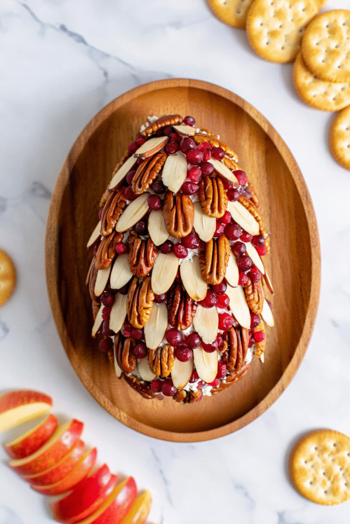 20 Christmas Party Appetizers That Will Steal the Show 20 Cranberry Pecan Cheese Ball