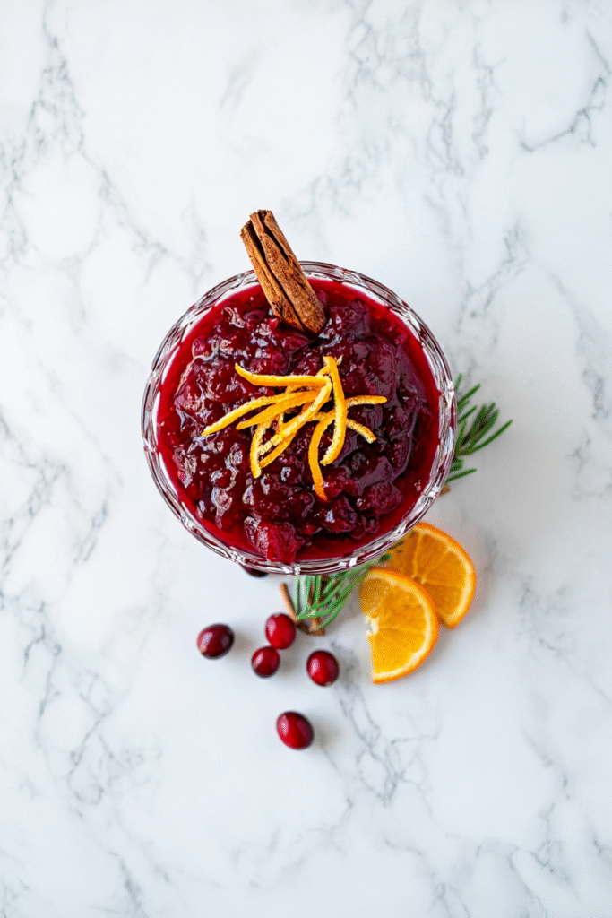 Cranberry Sauce with Orange and Cinnamon