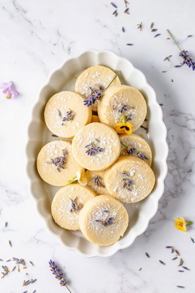 20 Unique Christmas Cookies to Stand Out This Holiday Season 2 Earl Grey Lavender Shortbread
