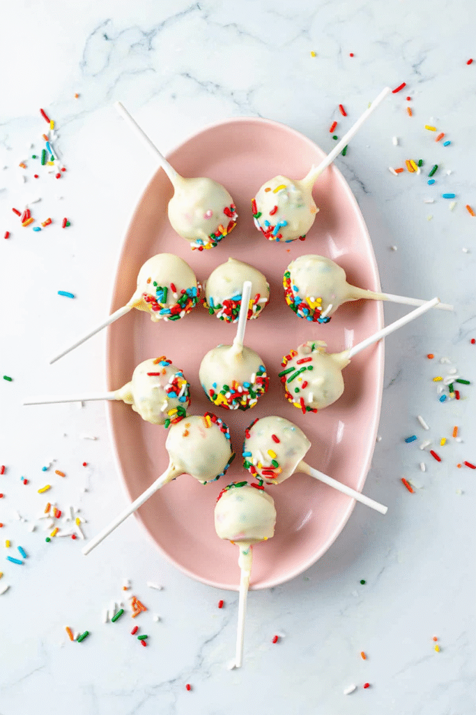 Funfetti Celebration Cake Pops