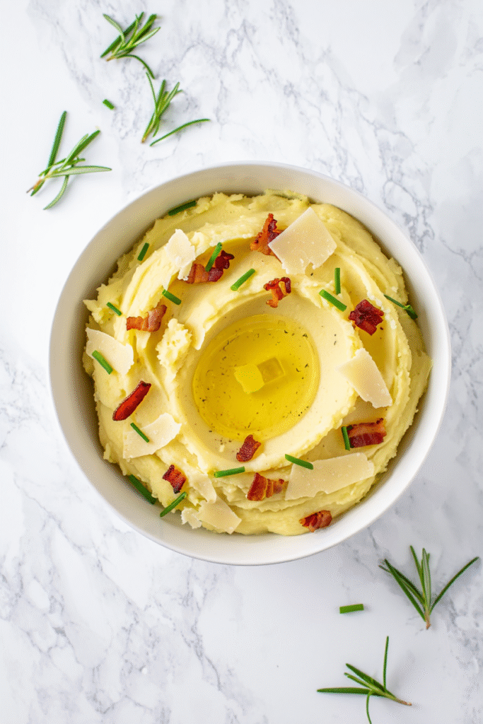 Garlic Parmesan Mashed Potatoes