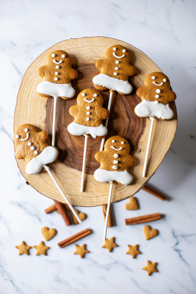 Gingerbread Man Cake Pops